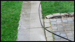Residential Sidewalk Pressure Washing